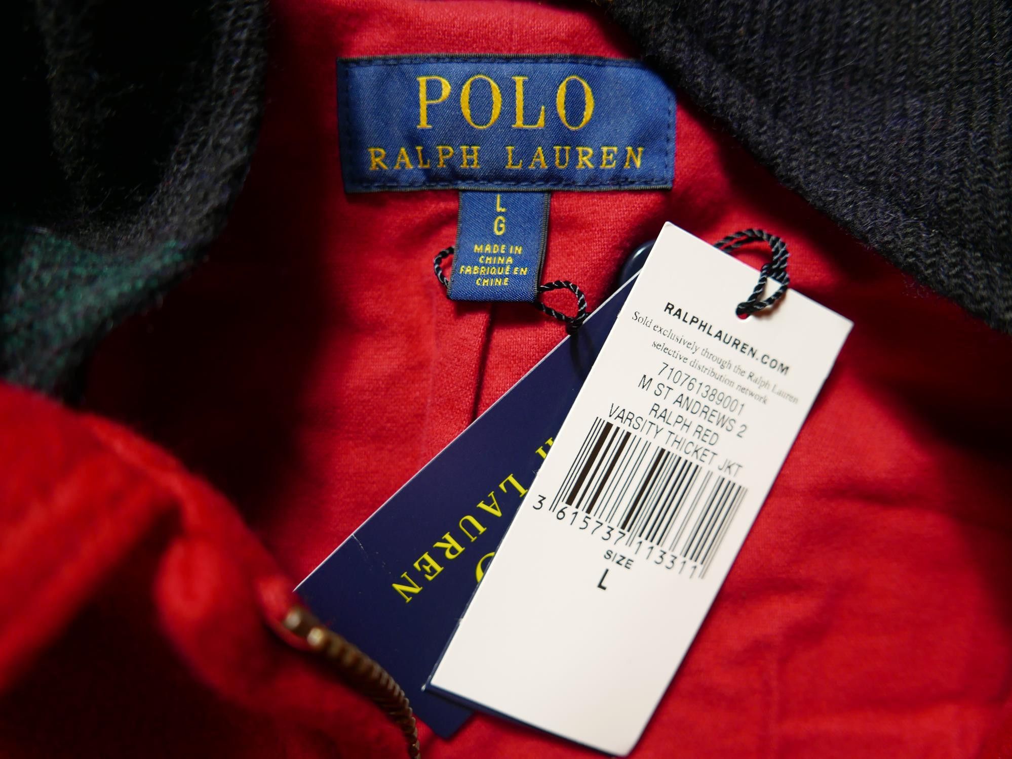 Polo Ralph Lauren Polo Ralph Lauren Jacket Varsity Wildcats Patchwork NWT L Size US L / EU 52-54 / 3 - 3 Thumbnail