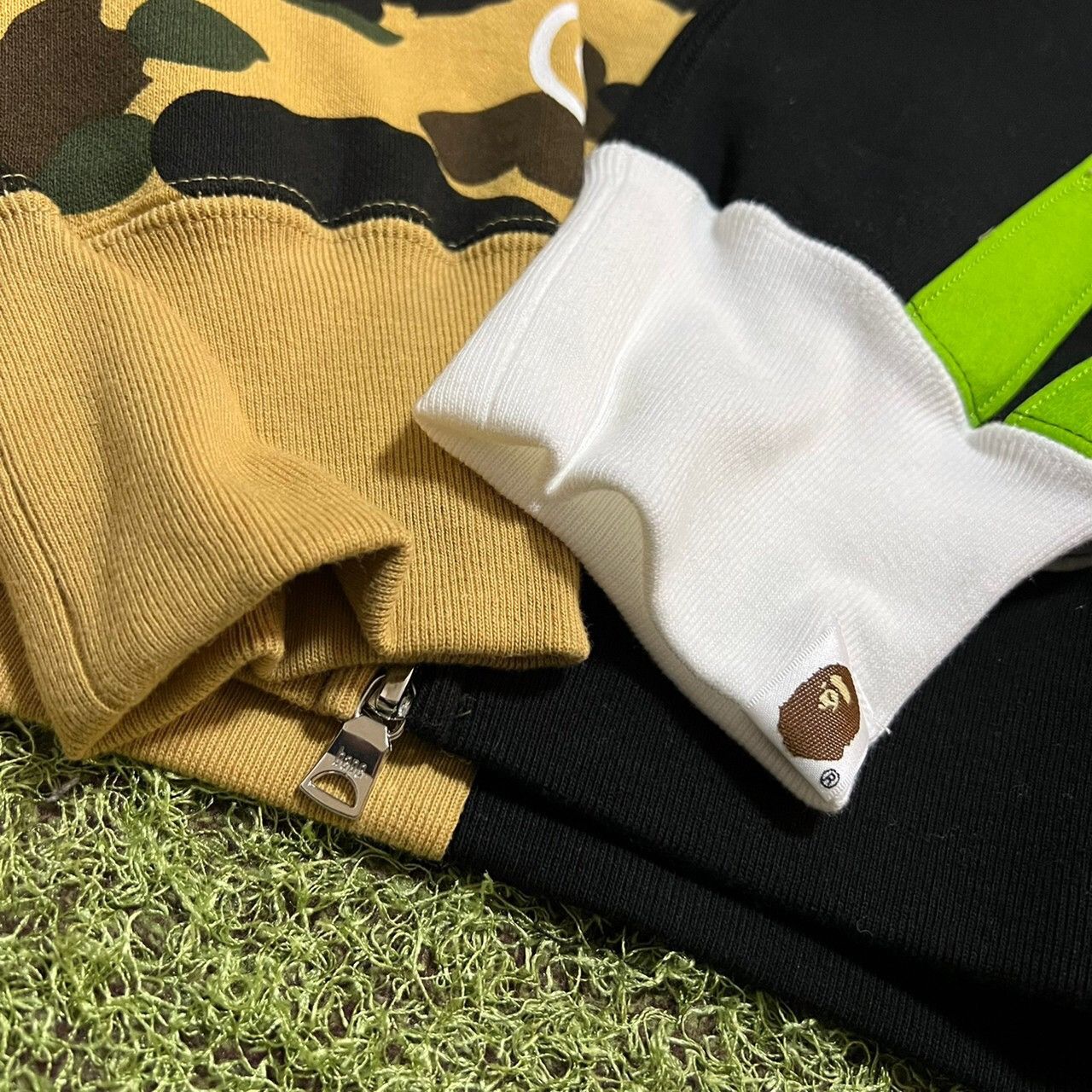 Bape BAPE shark/panda full zip hoodie 1st Camo black white Size US L / EU 52-54 / 3 - 2 Thumbnail