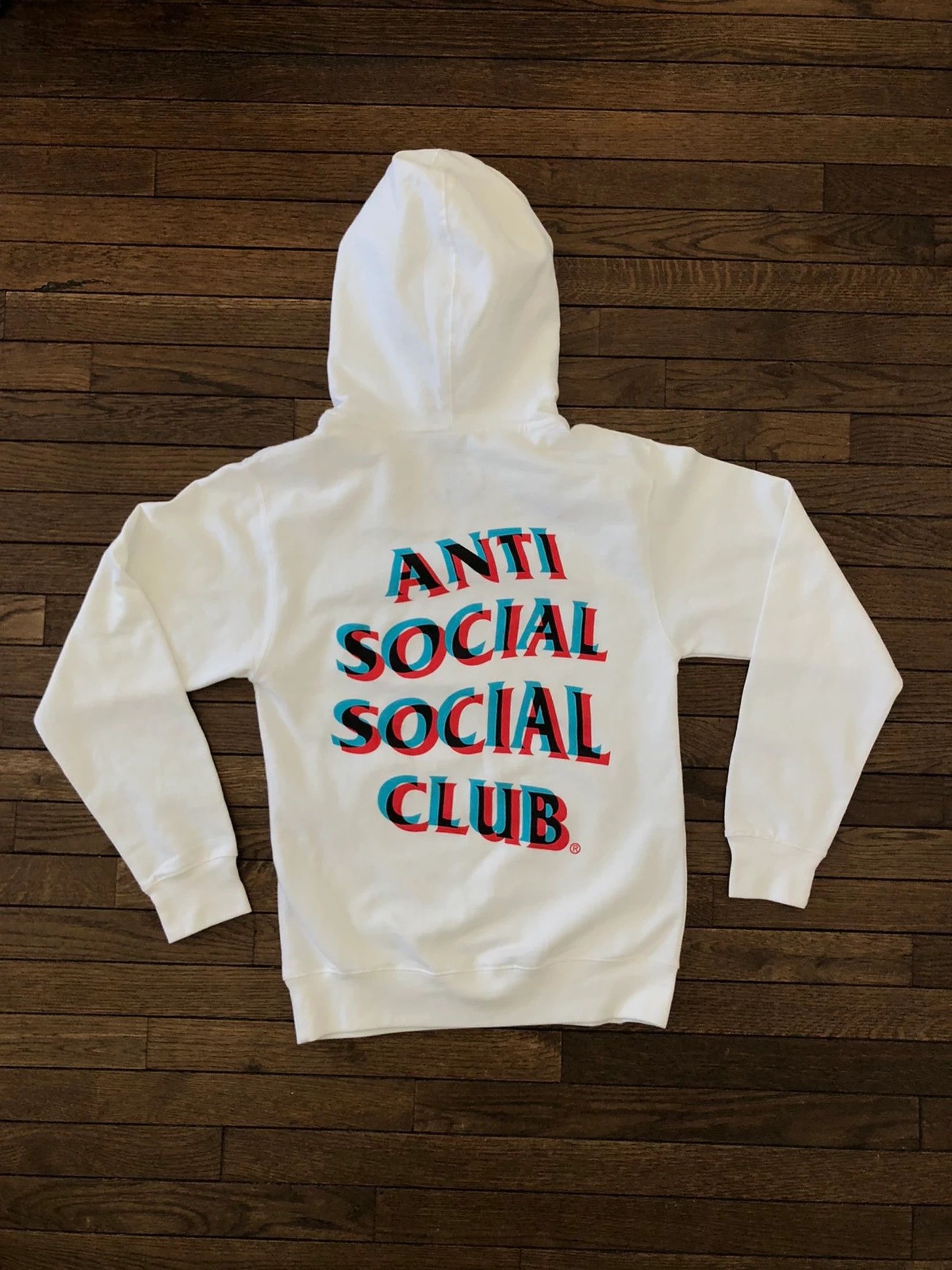 Image of Anti Social Social Club “I’M Good” Hoodie Fw19 Assc Sad in White, Men's (Size Small)