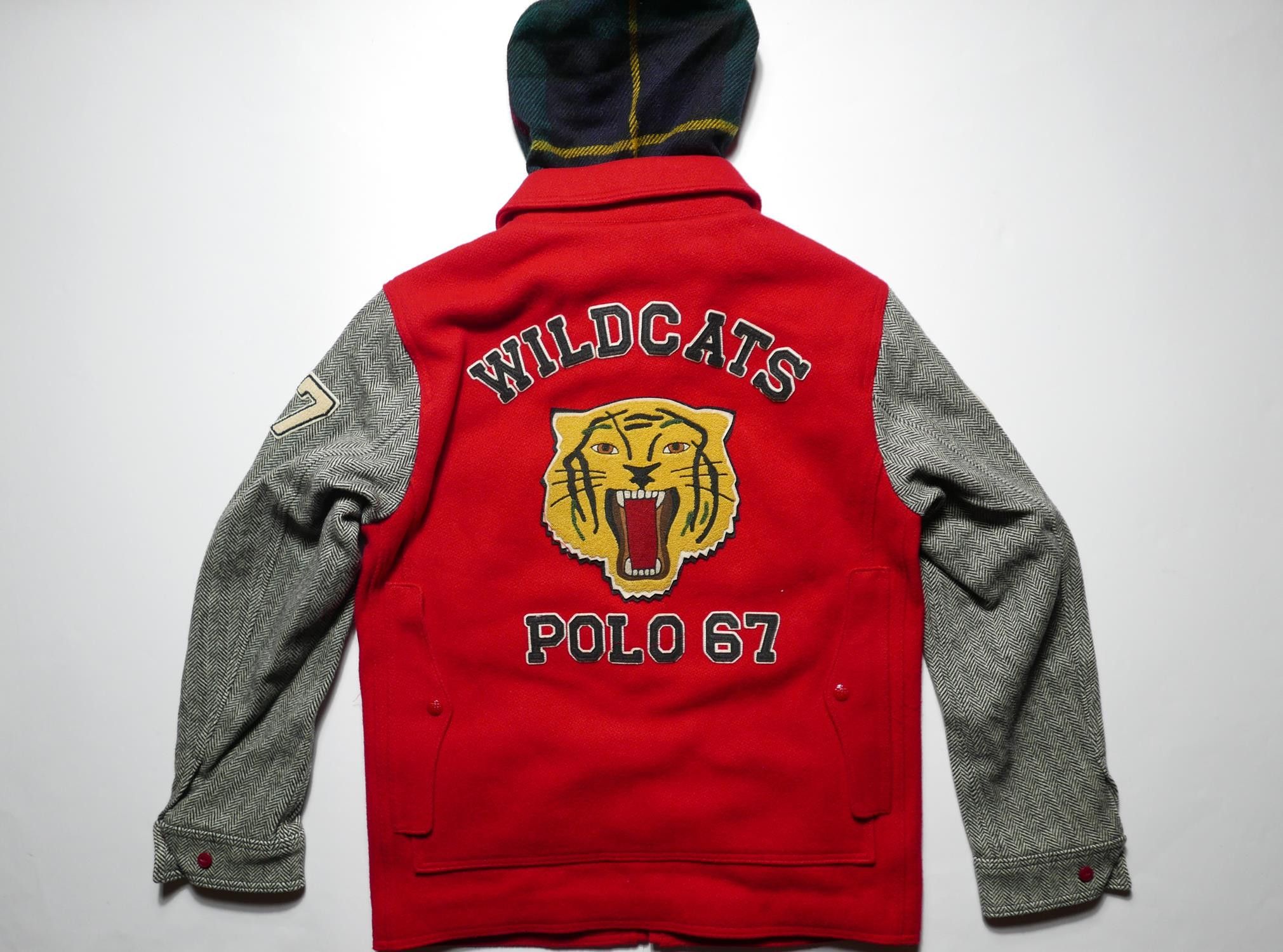 Polo Ralph Lauren Polo Ralph Lauren Jacket Varsity Wildcats Patchwork NWT M Size US M / EU 48-50 / 2 - 2 Thumbnail