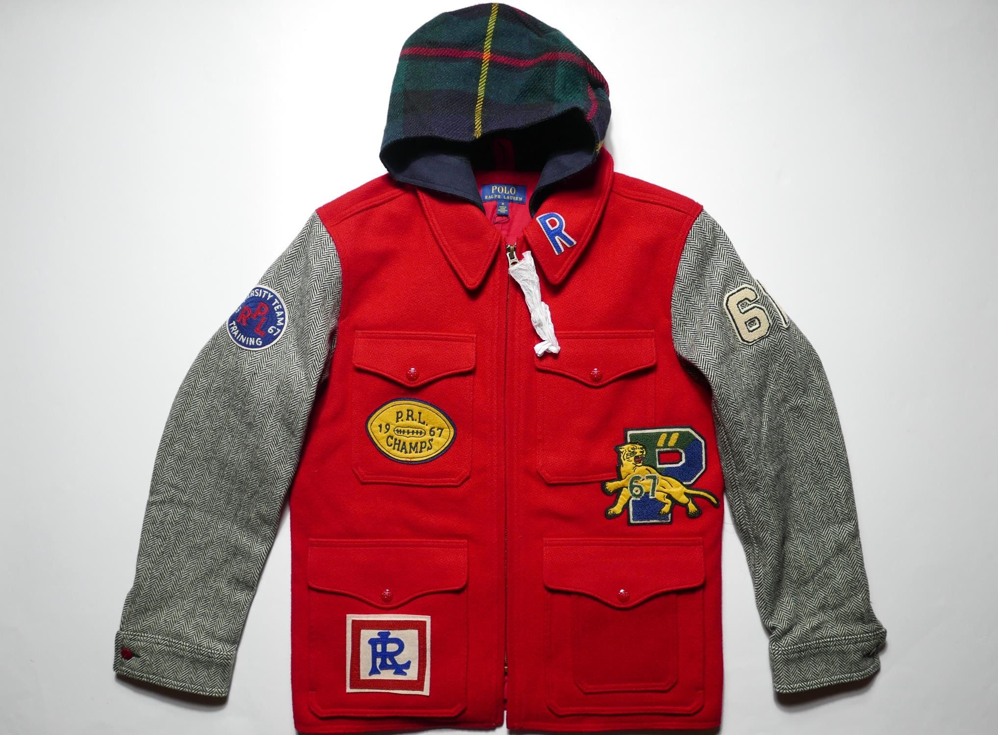 Polo Ralph Lauren Polo Ralph Lauren Jacket Varsity Wildcats Patchwork NWT M Size US M / EU 48-50 / 2 - 1 Thumbnail