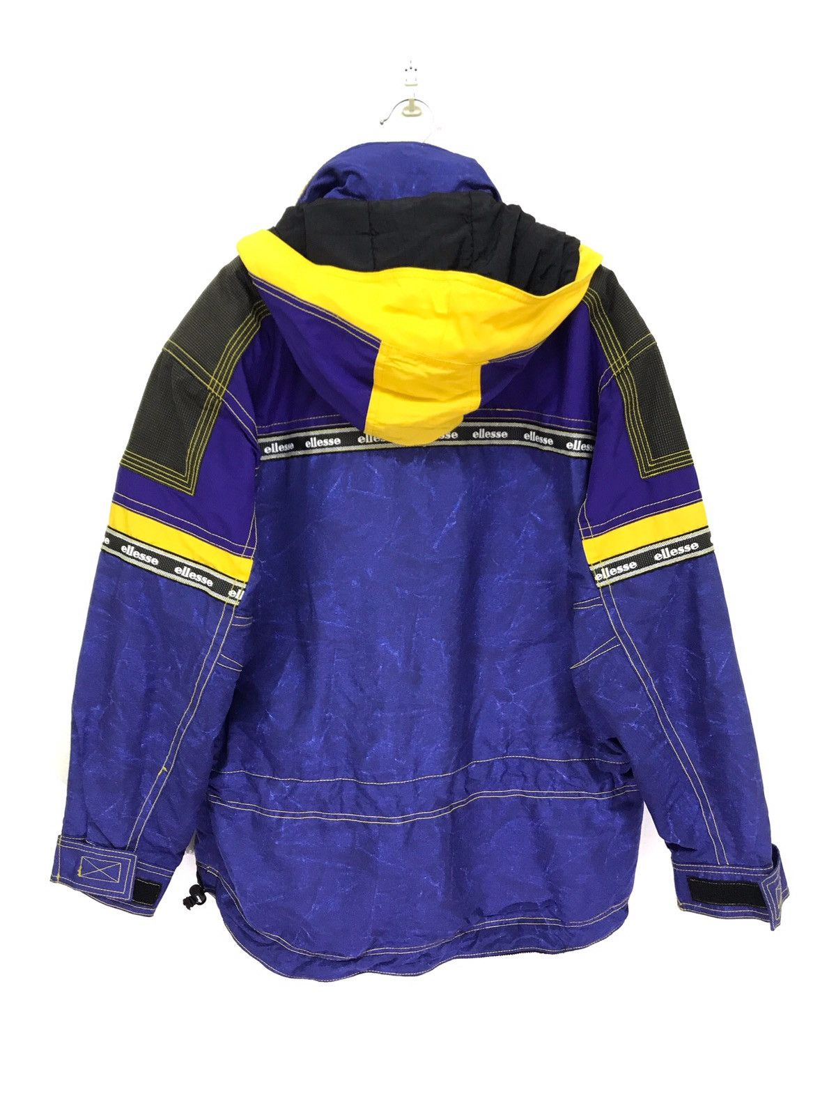 Ellesse Vtg 90s Ellesse Ski Jumper Multi Colour Block Size US L / EU 52-54 / 3 - 6 Thumbnail
