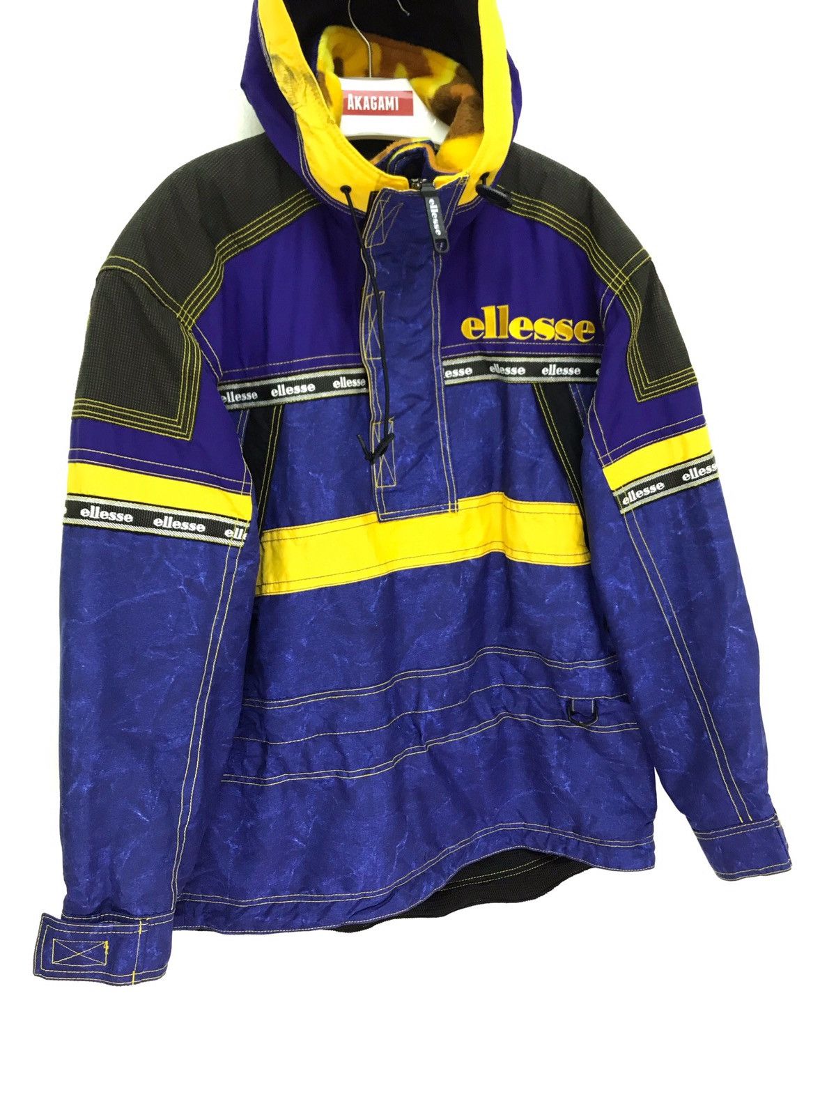 Ellesse Vtg 90s Ellesse Ski Jumper Multi Colour Block Size US L / EU 52-54 / 3 - 2 Thumbnail