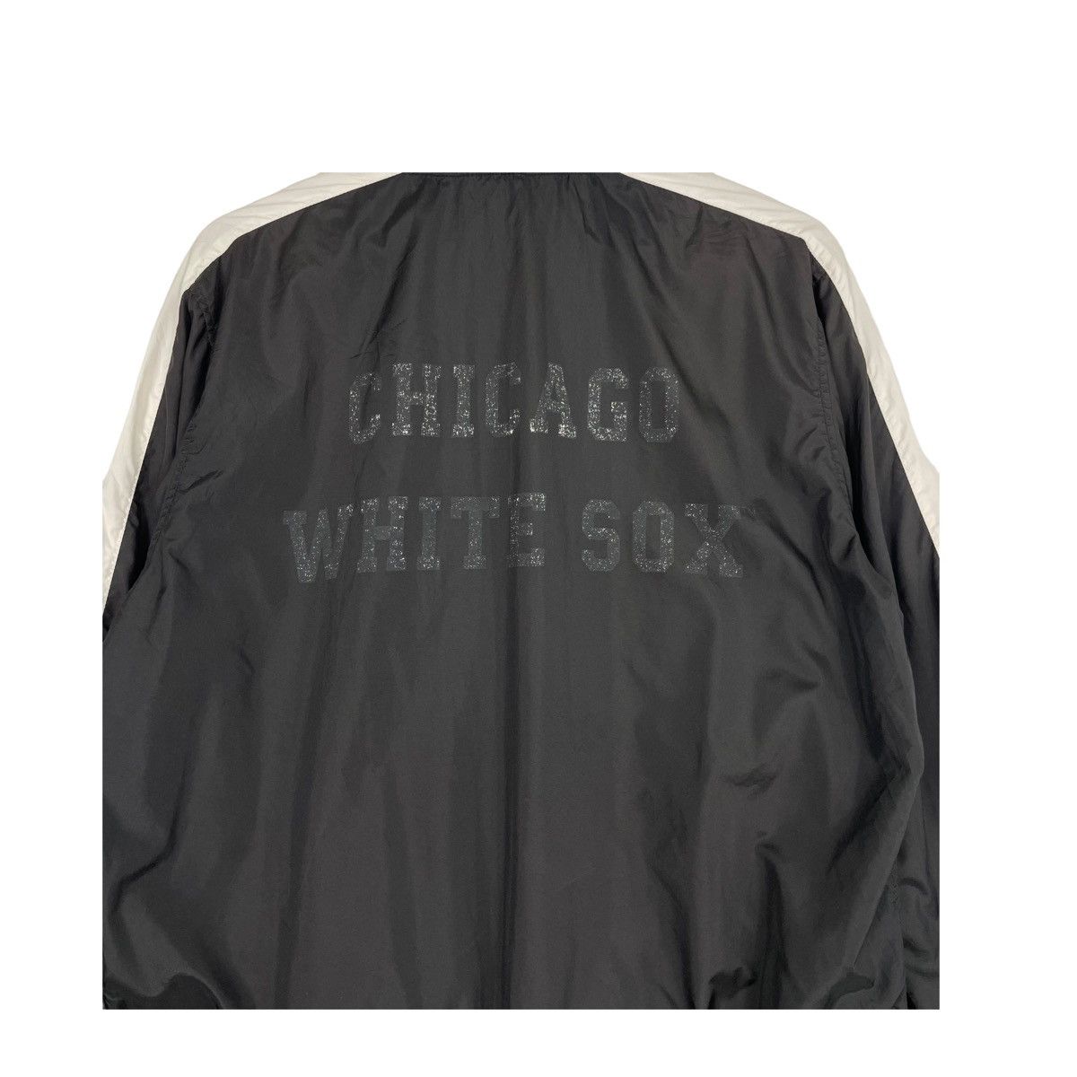 MLB × Vintage 💥 MLB WHITE SOX BASEBALL ZIPPER JACKET Size US L / EU 52-54 / 3 - 8 Thumbnail