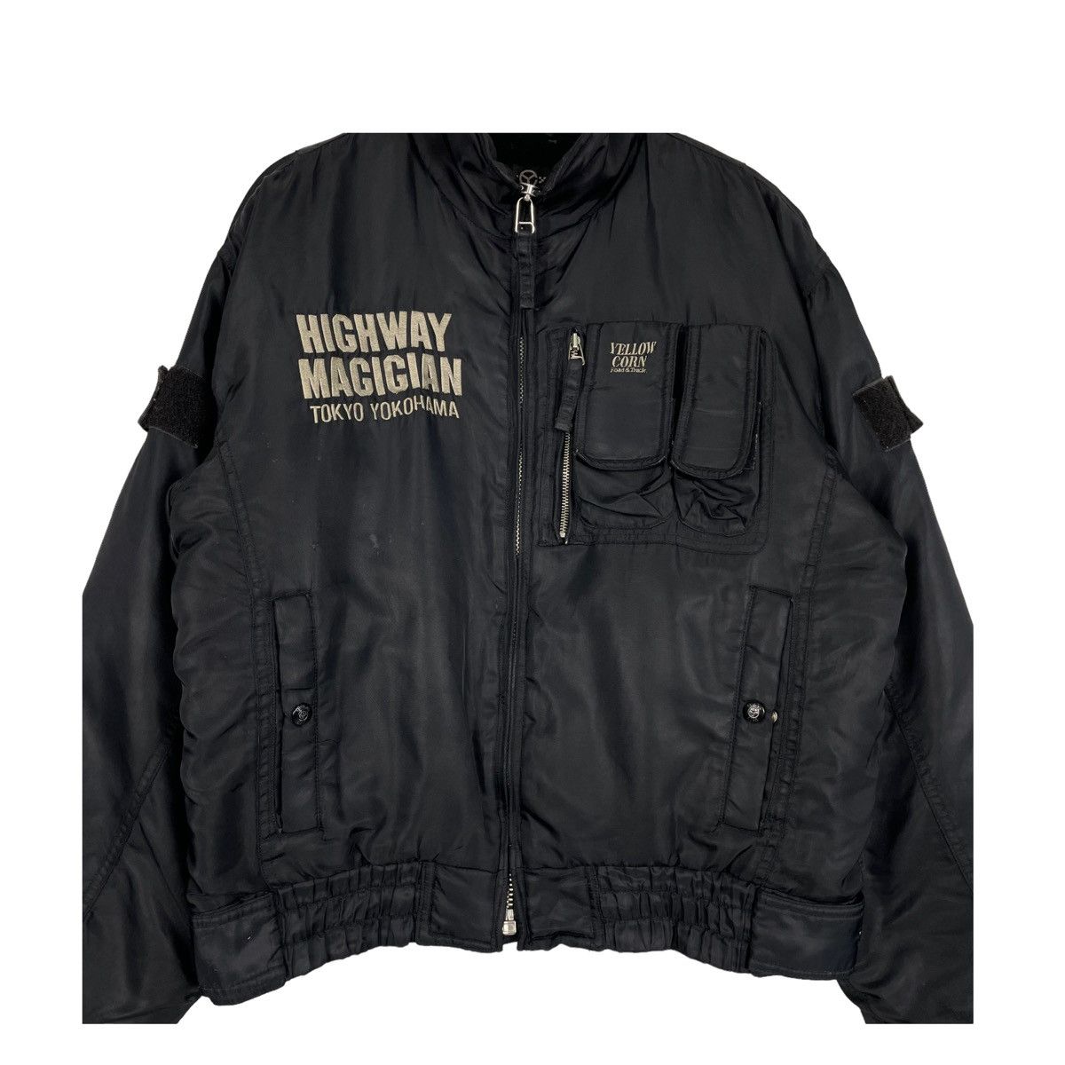 Hein Gericke × Kadoya × YELLOW CORN 💥 YELLOW CORN RACING BOMBER JACKET Size US L / EU 52-54 / 3 - 8 Thumbnail