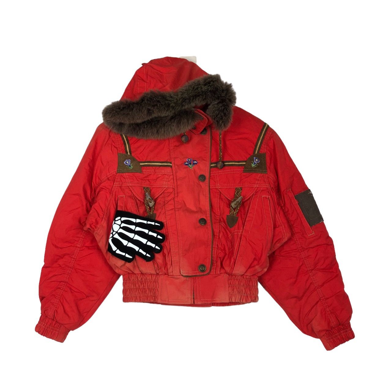 Japanese Brand VINTAGE CROPPED SKI JACKET BONDAGE PARACHUTE PHENIX JAPAN Size US S / EU 44-46 / 1 - 1 Thumbnail