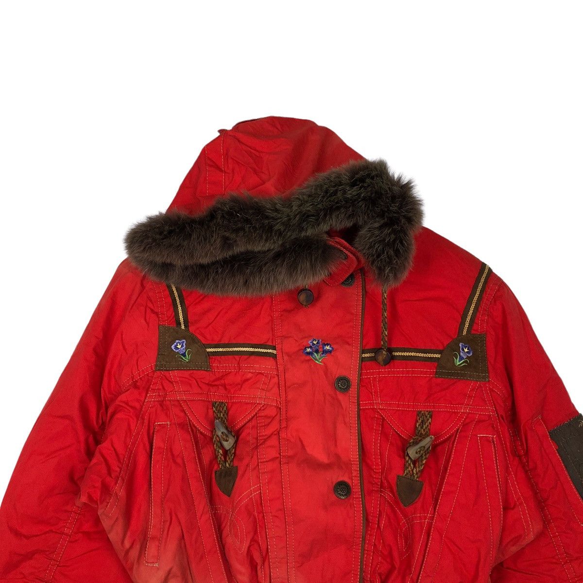 Japanese Brand VINTAGE CROPPED SKI JACKET BONDAGE PARACHUTE PHENIX JAPAN Size US S / EU 44-46 / 1 - 2 Thumbnail
