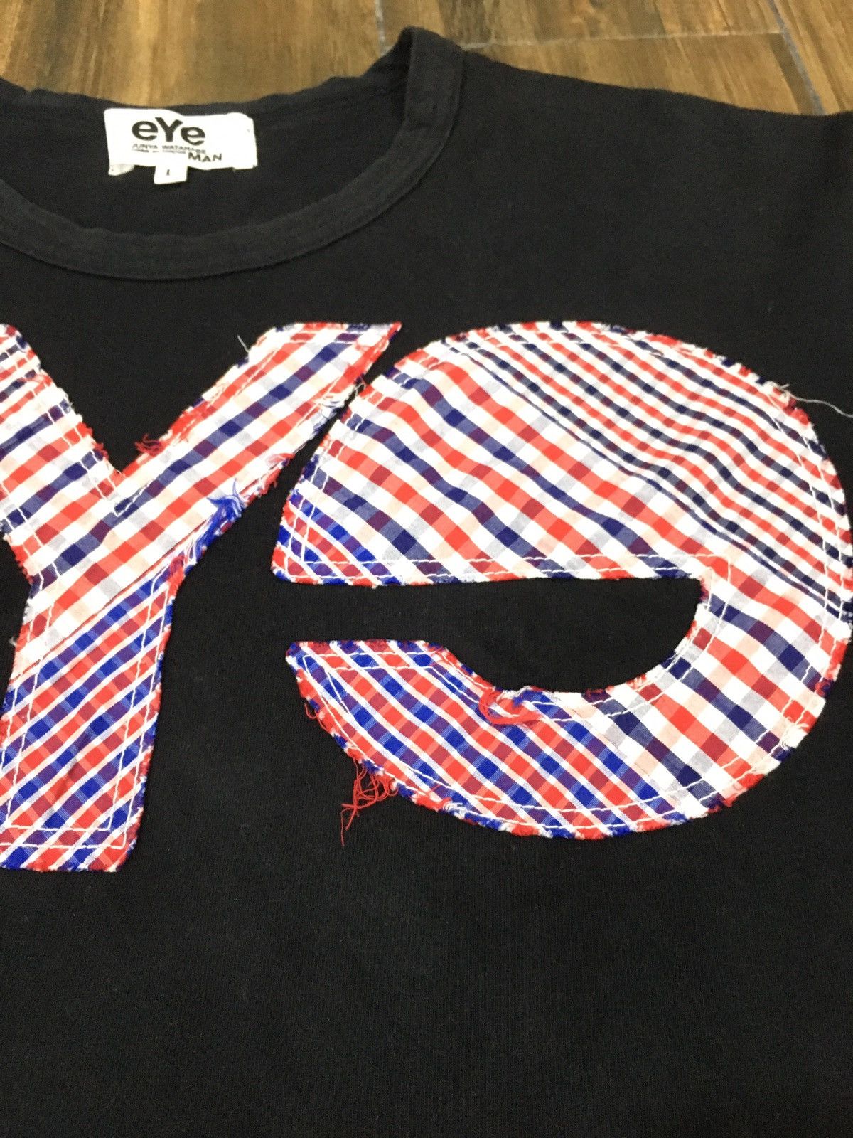 Comme des Garcons Junya Watanabe eYe Patchwork Tee Size US L / EU 52-54 / 3 - 3 Thumbnail