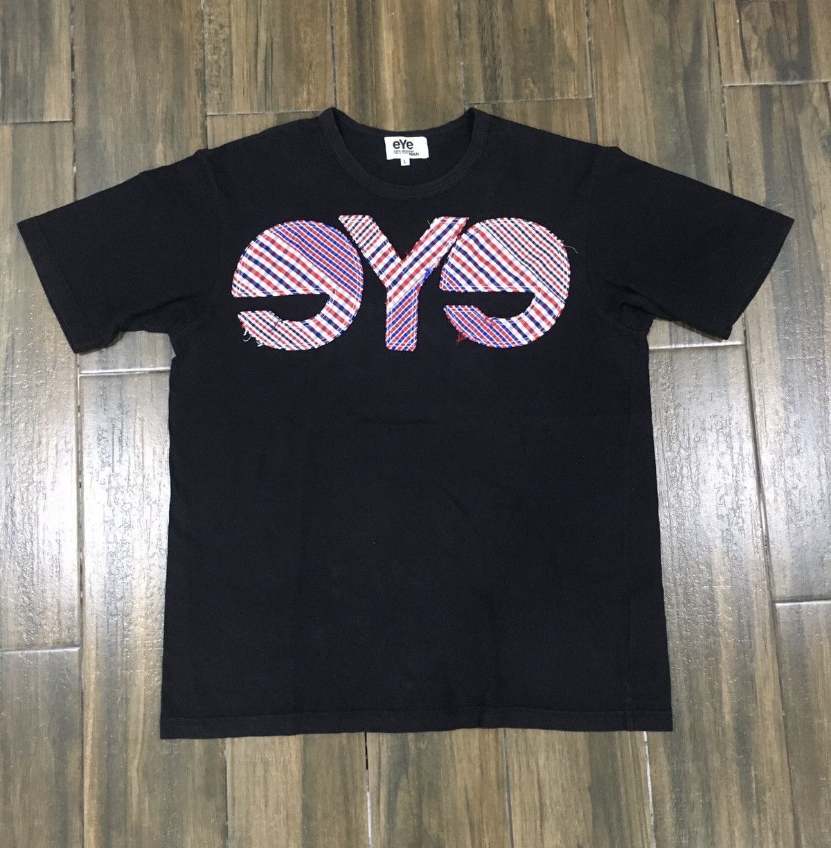 Comme des Garcons Junya Watanabe eYe Patchwork Tee Size US L / EU 52-54 / 3 - 1 Thumbnail