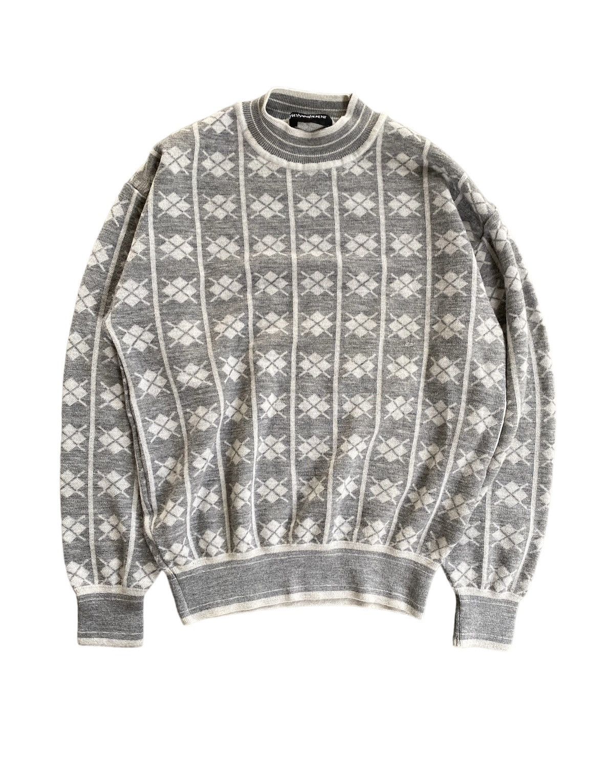 Yves Saint Laurent 90s YSL Ortega classic knit Size US M / EU 48-50 / 2 - 1 Thumbnail