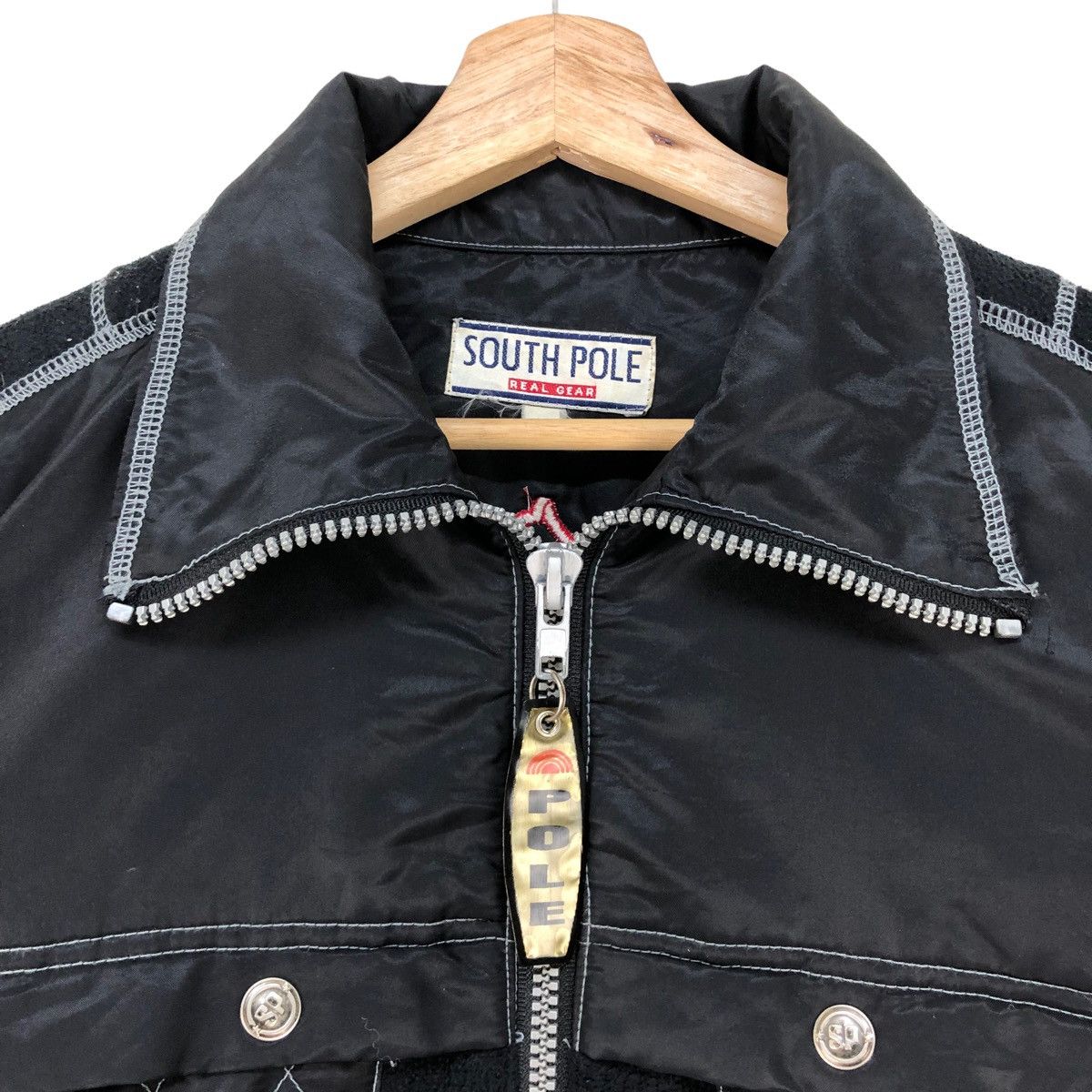 Japanese Brand Vintage South Pole SP Double Pocket Fleece Jacket Size US L / EU 52-54 / 3 - 4 Thumbnail