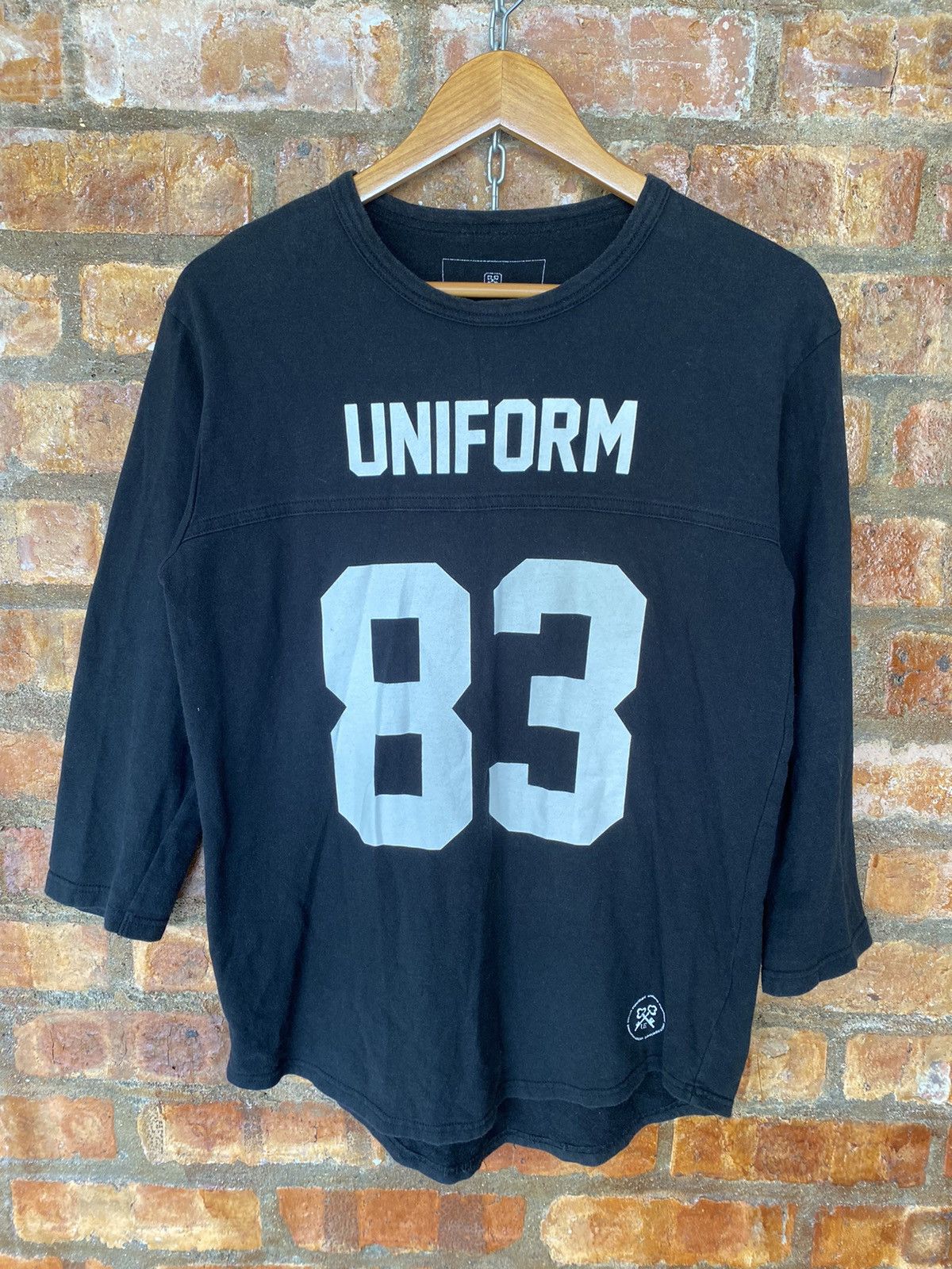 Hiroshi Fujiwara × Japanese Brand × uniform experiment Raglan 83 Logo 3/4 sleeve tee Size US M / EU 48-50 / 2 - 3 Thumbnail