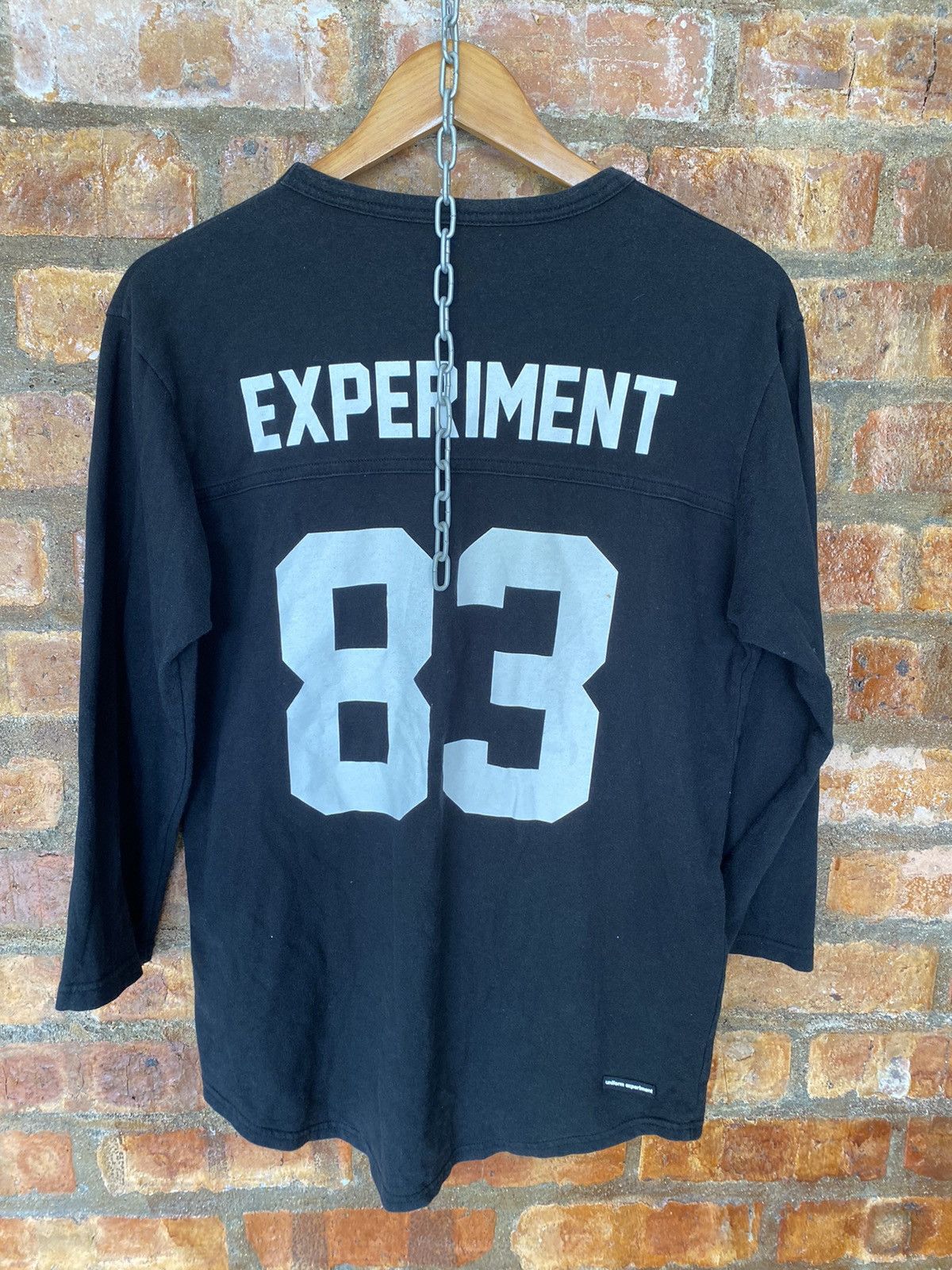 Hiroshi Fujiwara × Japanese Brand × uniform experiment Raglan 83 Logo 3/4 sleeve tee Size US M / EU 48-50 / 2 - 7 Thumbnail