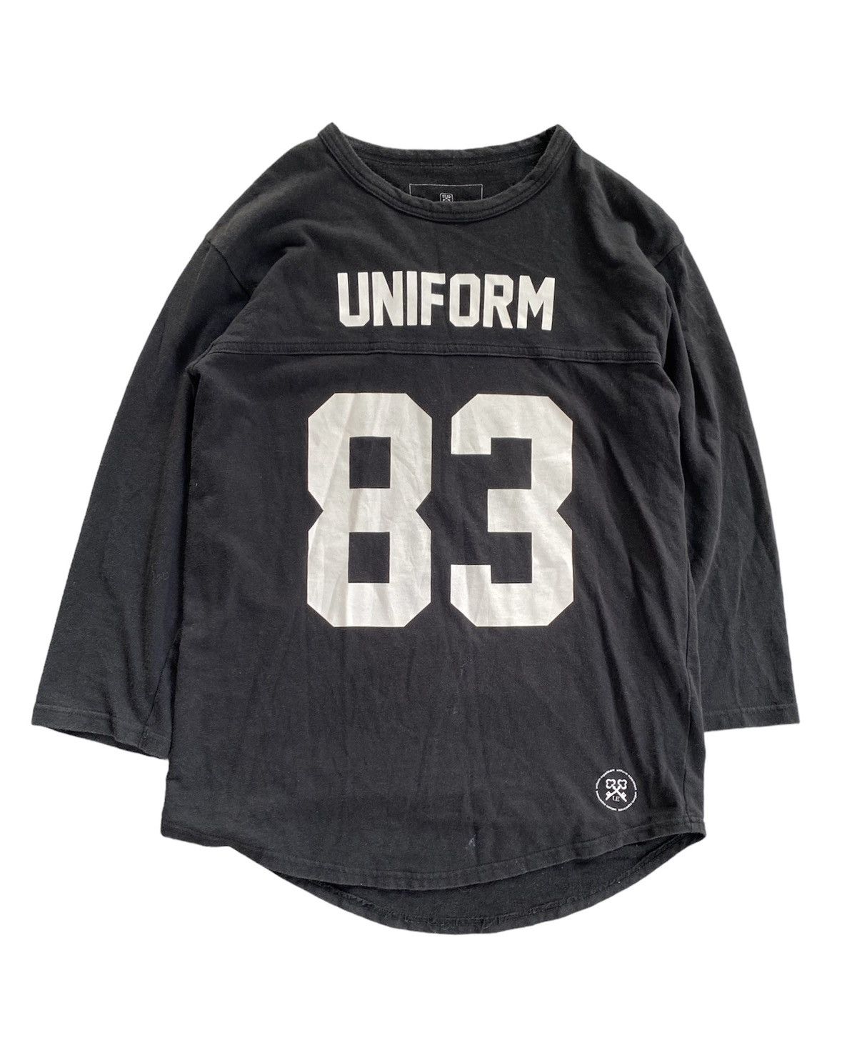 Hiroshi Fujiwara × Japanese Brand × uniform experiment Raglan 83 Logo 3/4 sleeve tee Size US M / EU 48-50 / 2 - 1 Thumbnail