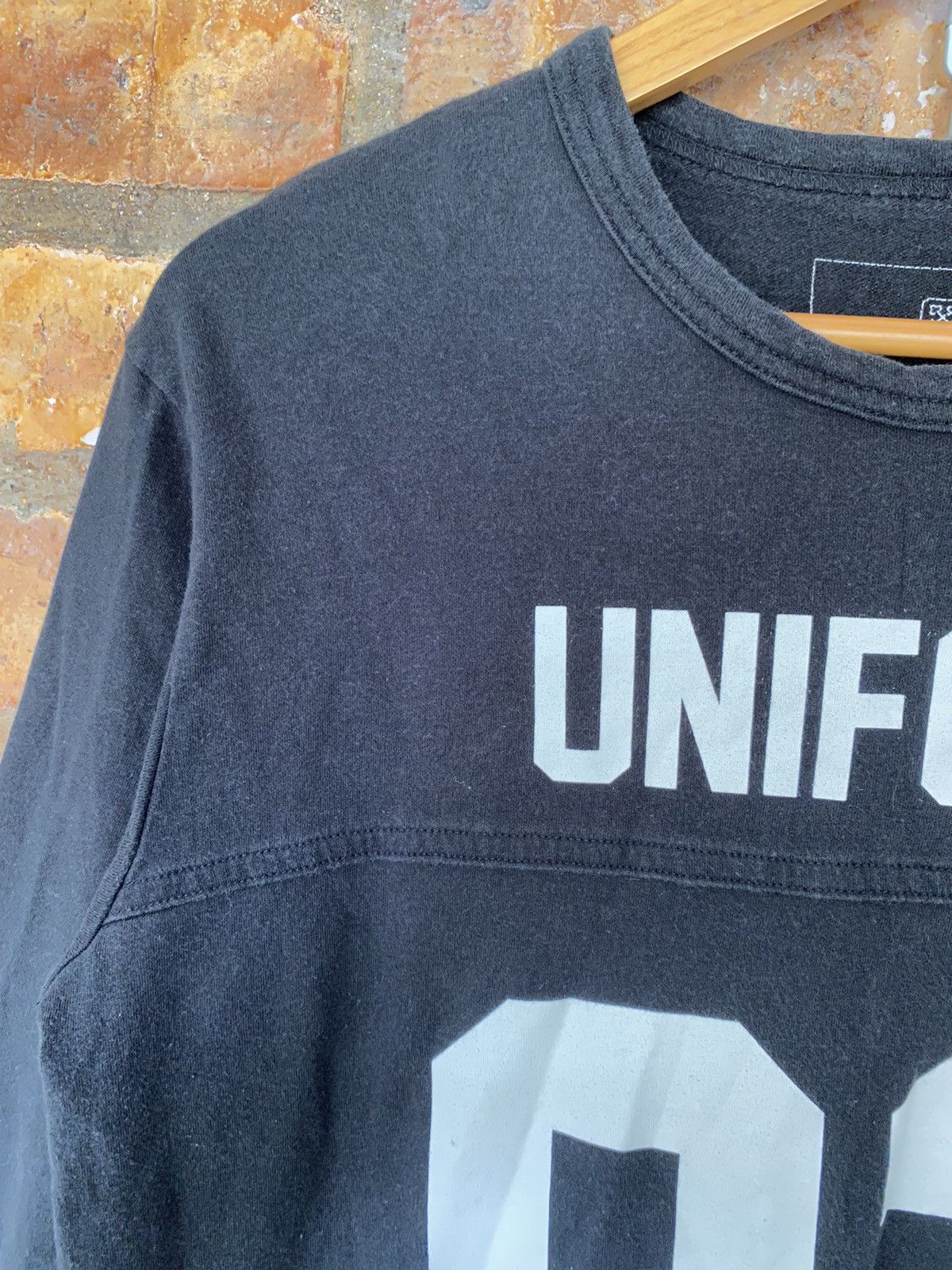 Hiroshi Fujiwara × Japanese Brand × uniform experiment Raglan 83 Logo 3/4 sleeve tee Size US M / EU 48-50 / 2 - 6 Thumbnail