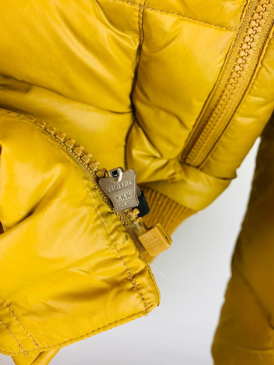 Nike Nike vintage Down Jacket yellow XXS Size US XXS / EU 40 - 14 Thumbnail