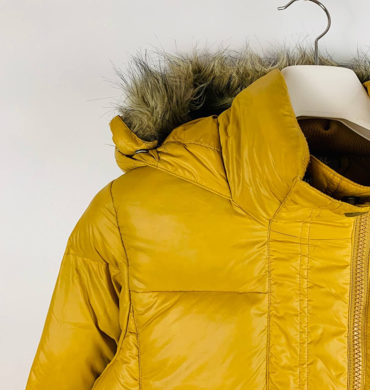 Nike Nike vintage Down Jacket yellow XXS Size US XXS / EU 40 - 2 Thumbnail