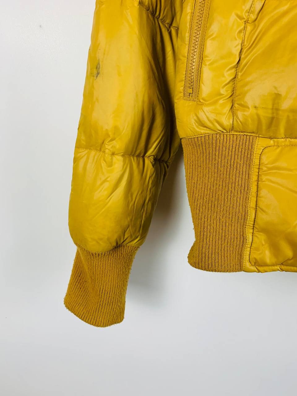 Nike Nike vintage Down Jacket yellow XXS Size US XXS / EU 40 - 4 Thumbnail