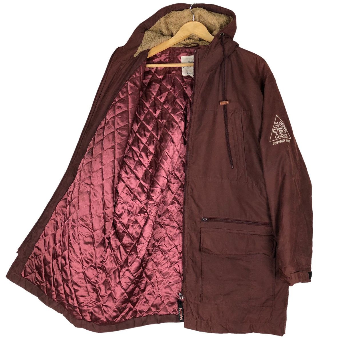 Japanese Brand 🫴🏻Vintage Posh Boy Quilted Hoodie Jacket Size US L / EU 52-54 / 3 - 1 Thumbnail