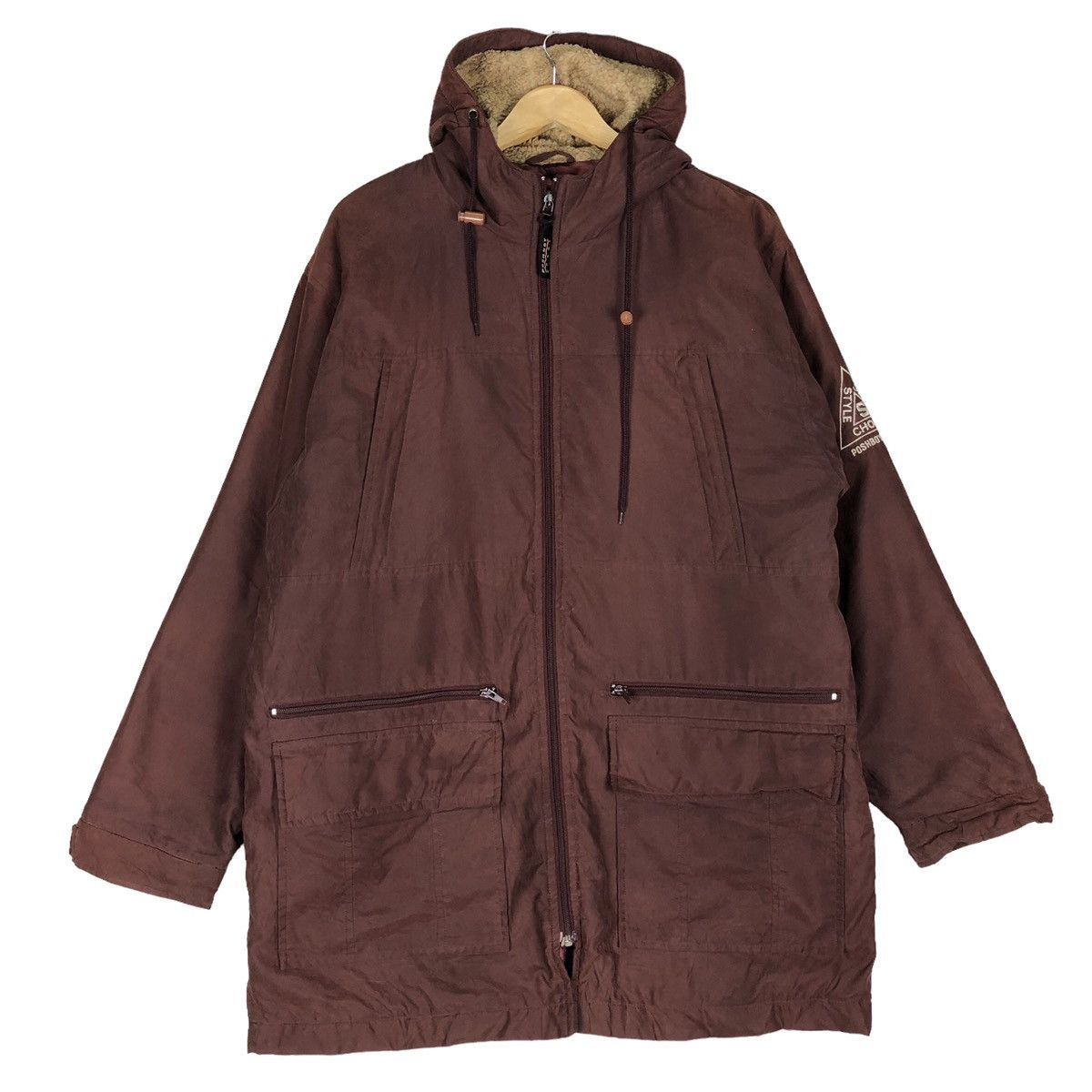 Japanese Brand 🫴🏻Vintage Posh Boy Quilted Hoodie Jacket Size US L / EU 52-54 / 3 - 2 Thumbnail