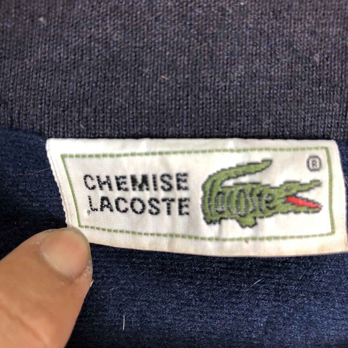 Lacoste Vintage Lacoste Big Logo Bomber Light Jacket Size US M / EU 48-50 / 2 - 8 Thumbnail