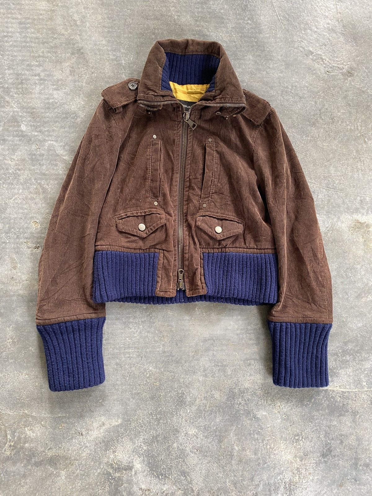 Dsquared2 AW03 Dsquared2 crop corduroy jacket Size S / US 4 / IT 40 - 2 Thumbnail