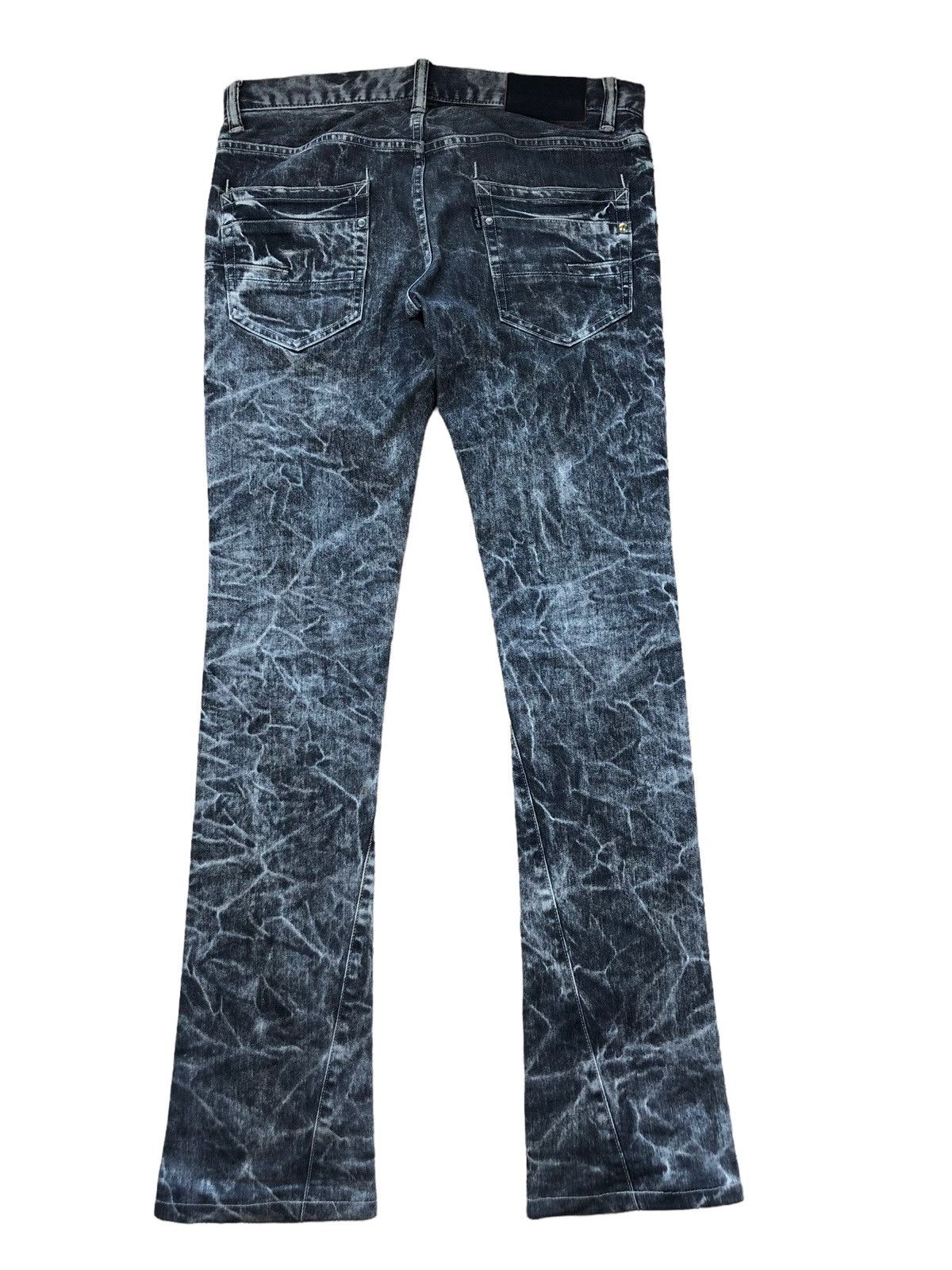Tornado Mart 2000s Tornado Mart Stone Wash Flare Jeans Size US 33 - 2 Thumbnail