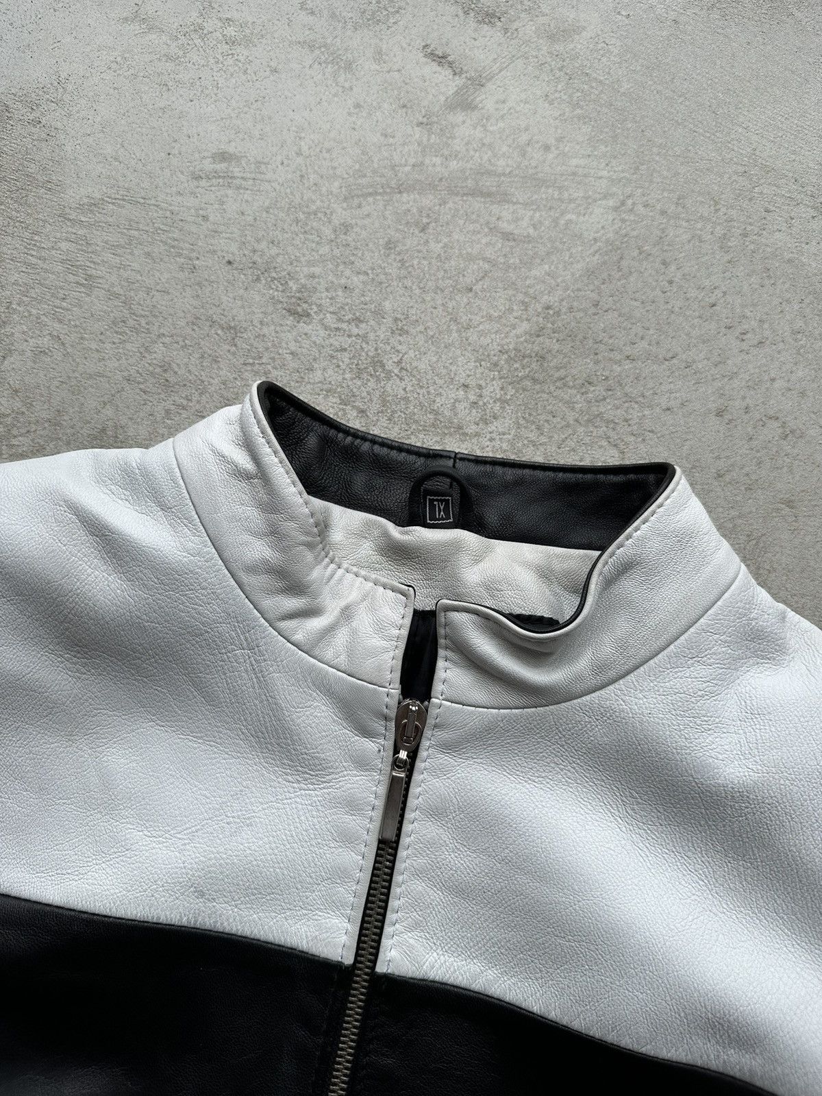 Vintage Genuine Real Leather Jacket High Quality Rock Punk Leather Jackets