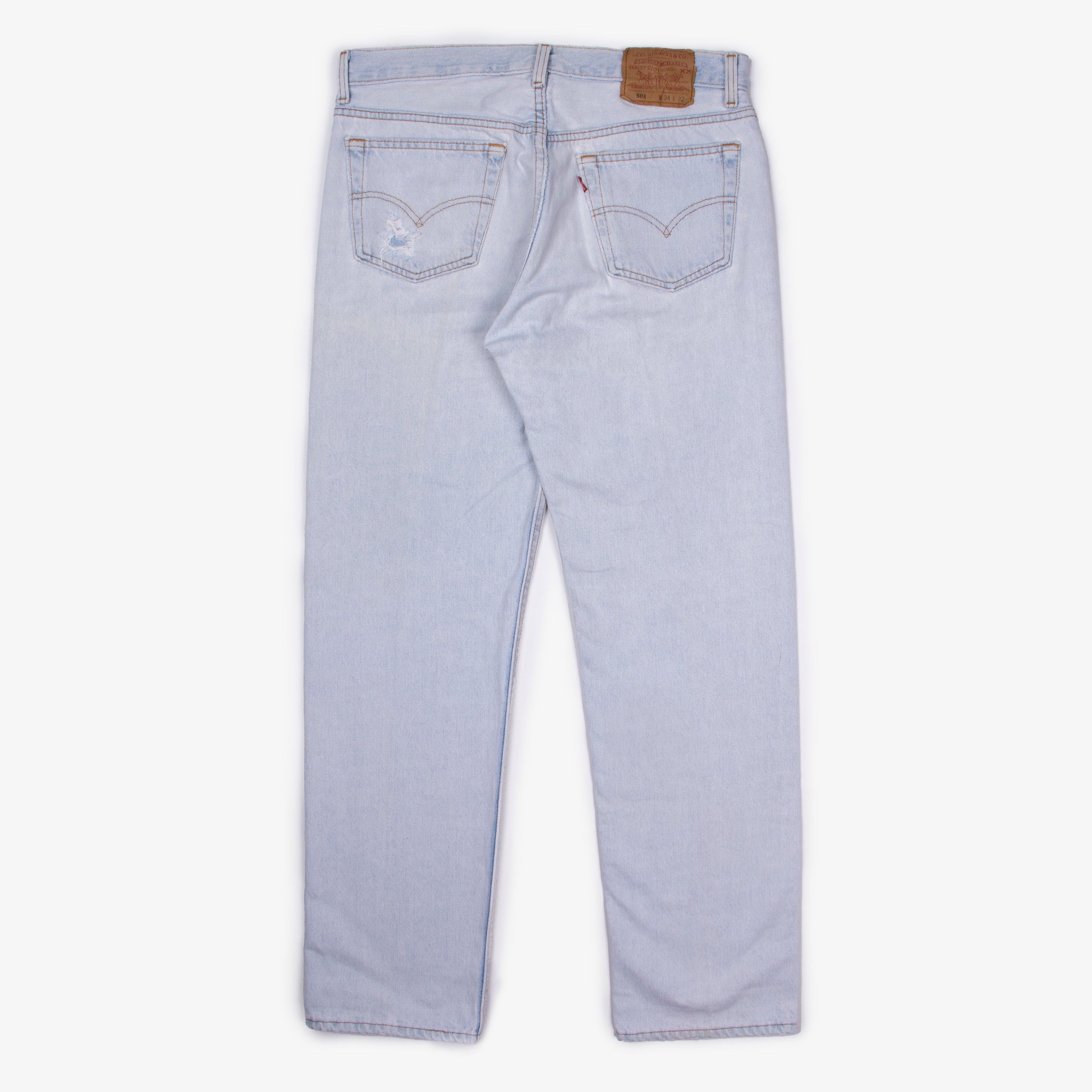 Levi's × Levi's Vintage Clothing × Vintage LEVIS LIGHT BLUE WASH 501 Size US 34 / EU 50 - 3 Thumbnail