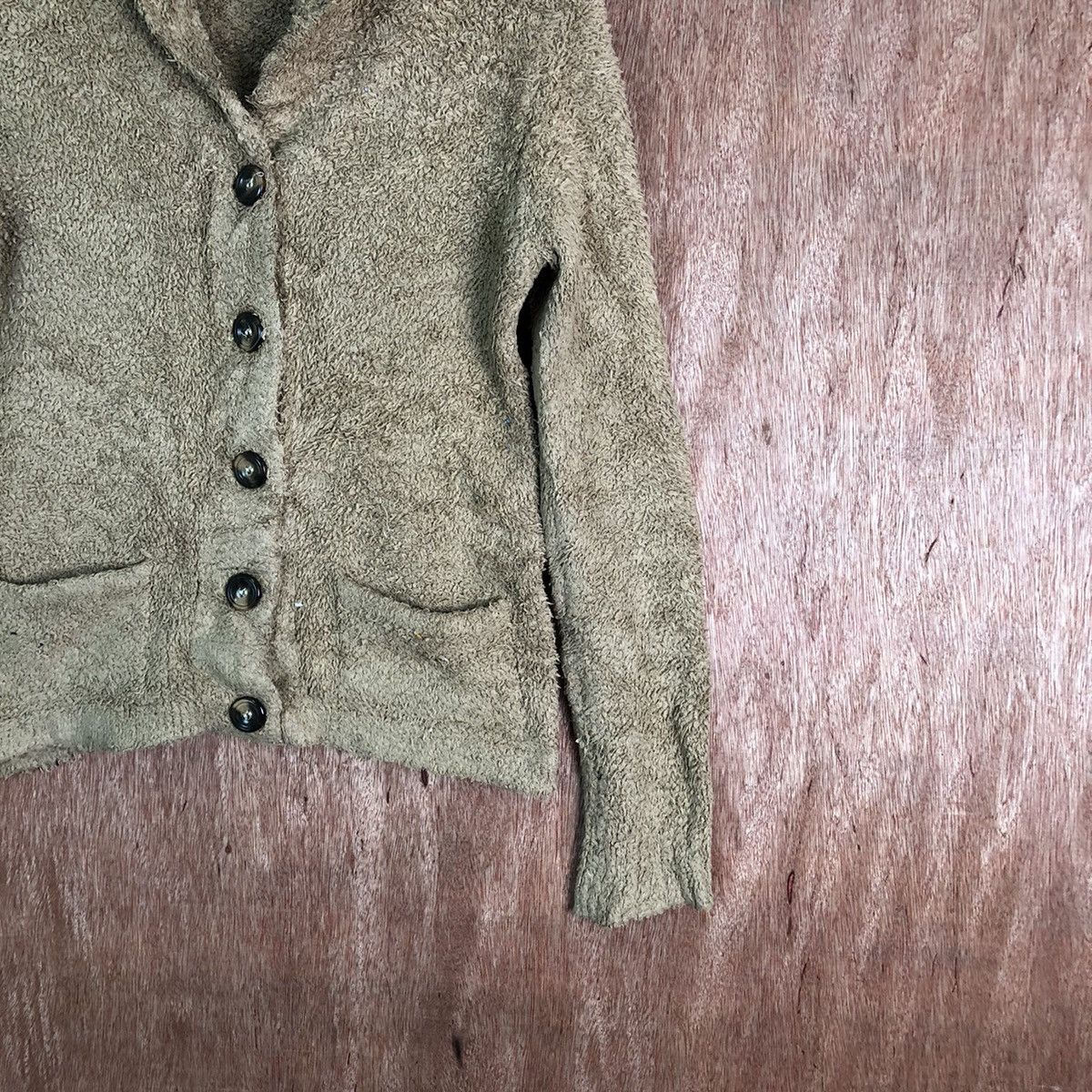 Homespun Knitwear Bare Foot cardigan Shag Shaggy Fur Mohair Knitwear #6565 Size US S / EU 44-46 / 1 - 5 Thumbnail