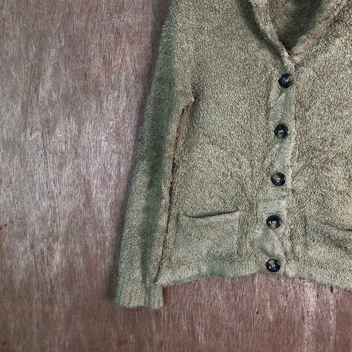 Homespun Knitwear Bare Foot cardigan Shag Shaggy Fur Mohair Knitwear #6565 Size US S / EU 44-46 / 1 - 4 Thumbnail