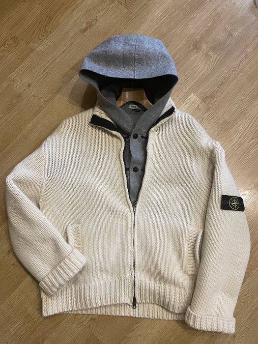 Stone Island Stone island vintage rare knit jacket 00s | Grailed