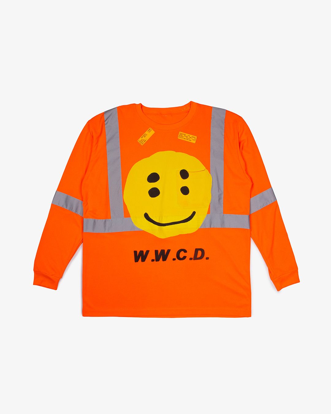 image of Cactus Plant Flea Market Hi Vis Double Smiley Jersey in Orange, Men's (Size XL)