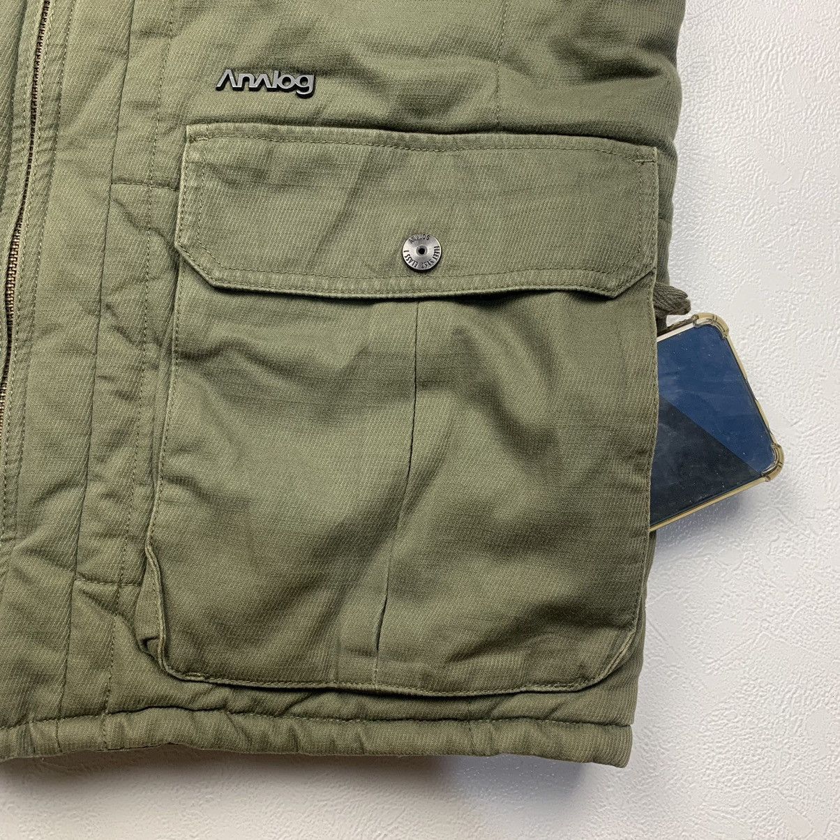 Analog × Japanese Brand Analog utility multi pocket canvas puffer jacket Size US M / EU 48-50 / 2 - 3 Thumbnail