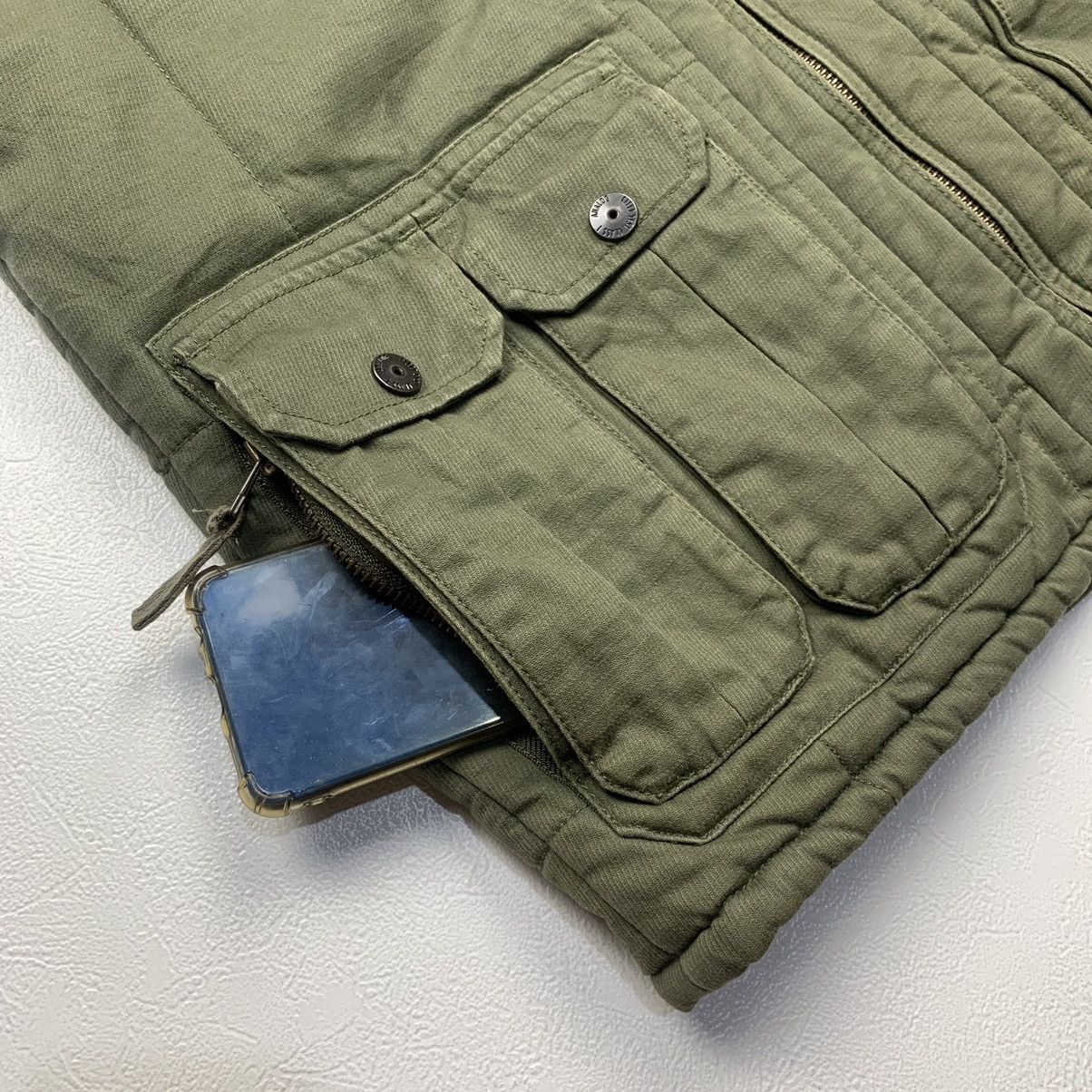 Analog × Japanese Brand Analog utility multi pocket canvas puffer jacket Size US M / EU 48-50 / 2 - 4 Thumbnail