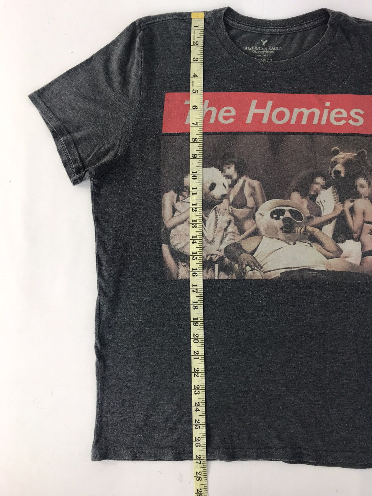 American Eagle Outfitters The Homies American Eagle Outfitter Big Box Logo Printed Tee Size US L / EU 52-54 / 3 - 6 Thumbnail