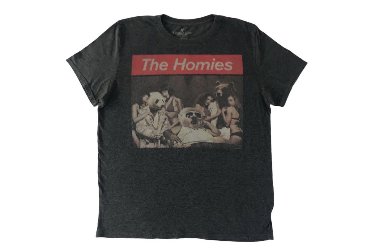 American Eagle Outfitters The Homies American Eagle Outfitter Big Box Logo Printed Tee Size US L / EU 52-54 / 3 - 2 Thumbnail