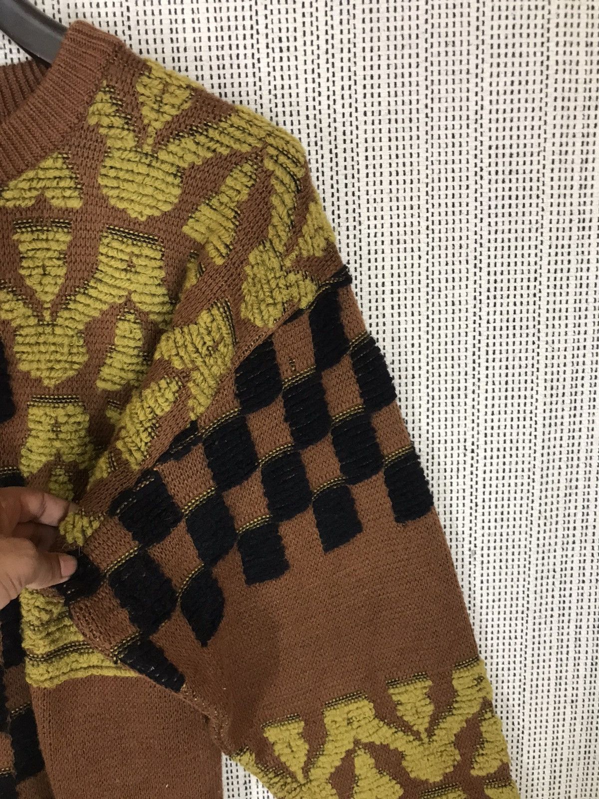 Designer × Junko Shimada × Mr. Junko ‼️VINTAGE MR JUNKO SPELLOUT KNIT SWEATER NICE DESIGN‼️ Size US L / EU 52-54 / 3 - 5 Thumbnail