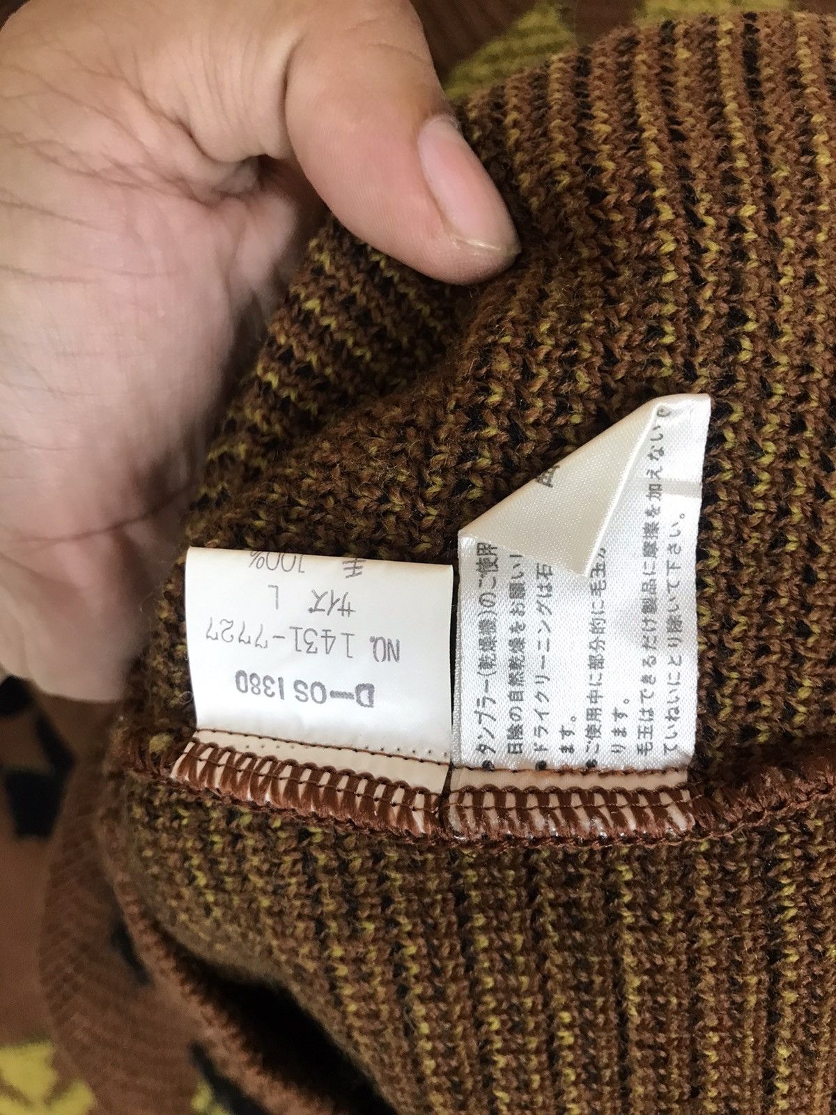 Designer × Junko Shimada × Mr. Junko ‼️VINTAGE MR JUNKO SPELLOUT KNIT SWEATER NICE DESIGN‼️ Size US L / EU 52-54 / 3 - 7 Thumbnail