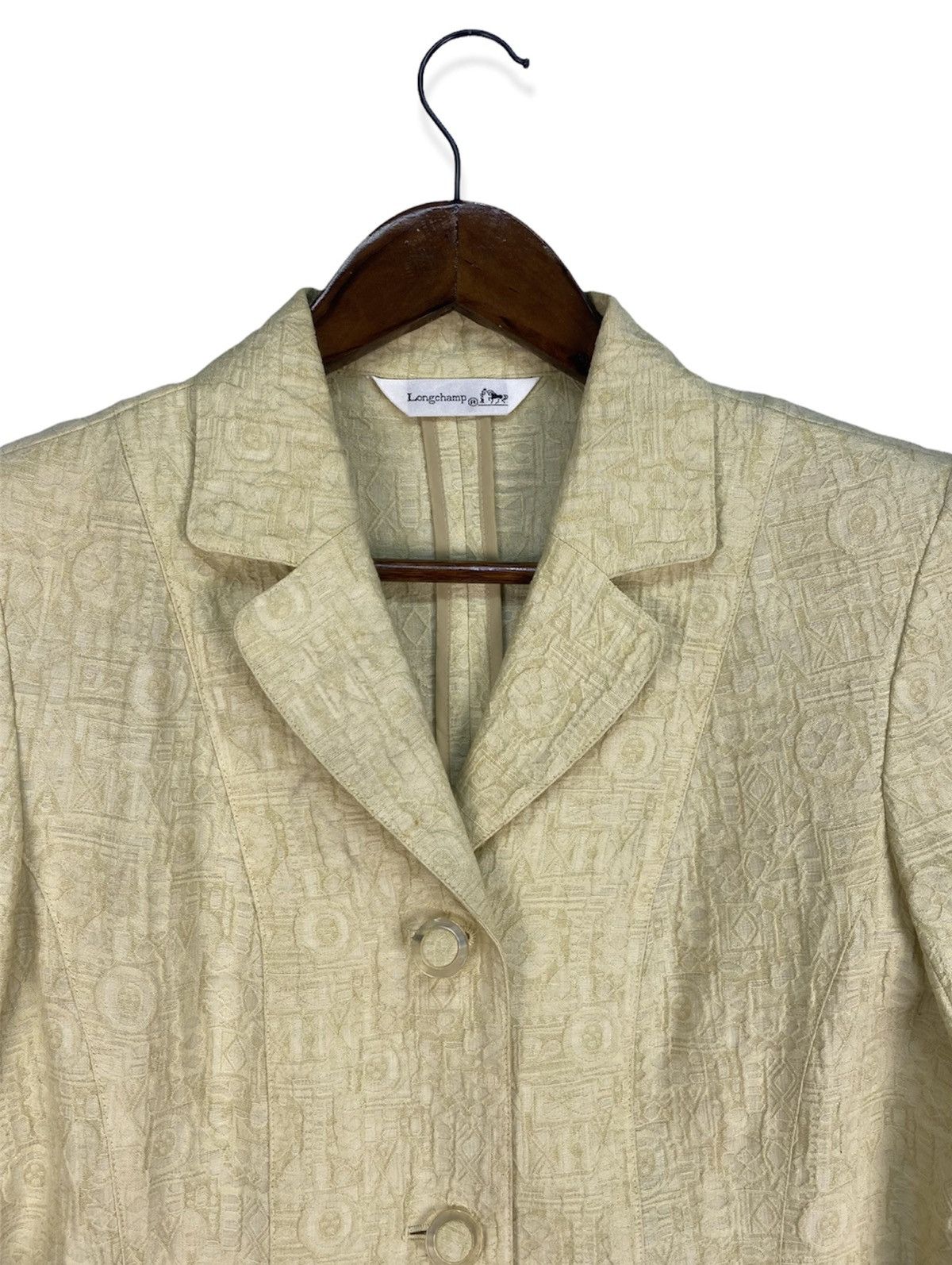 Longchamp Vintage Longchamp Button Jacket Size US M / EU 48-50 / 2 - 2 Thumbnail