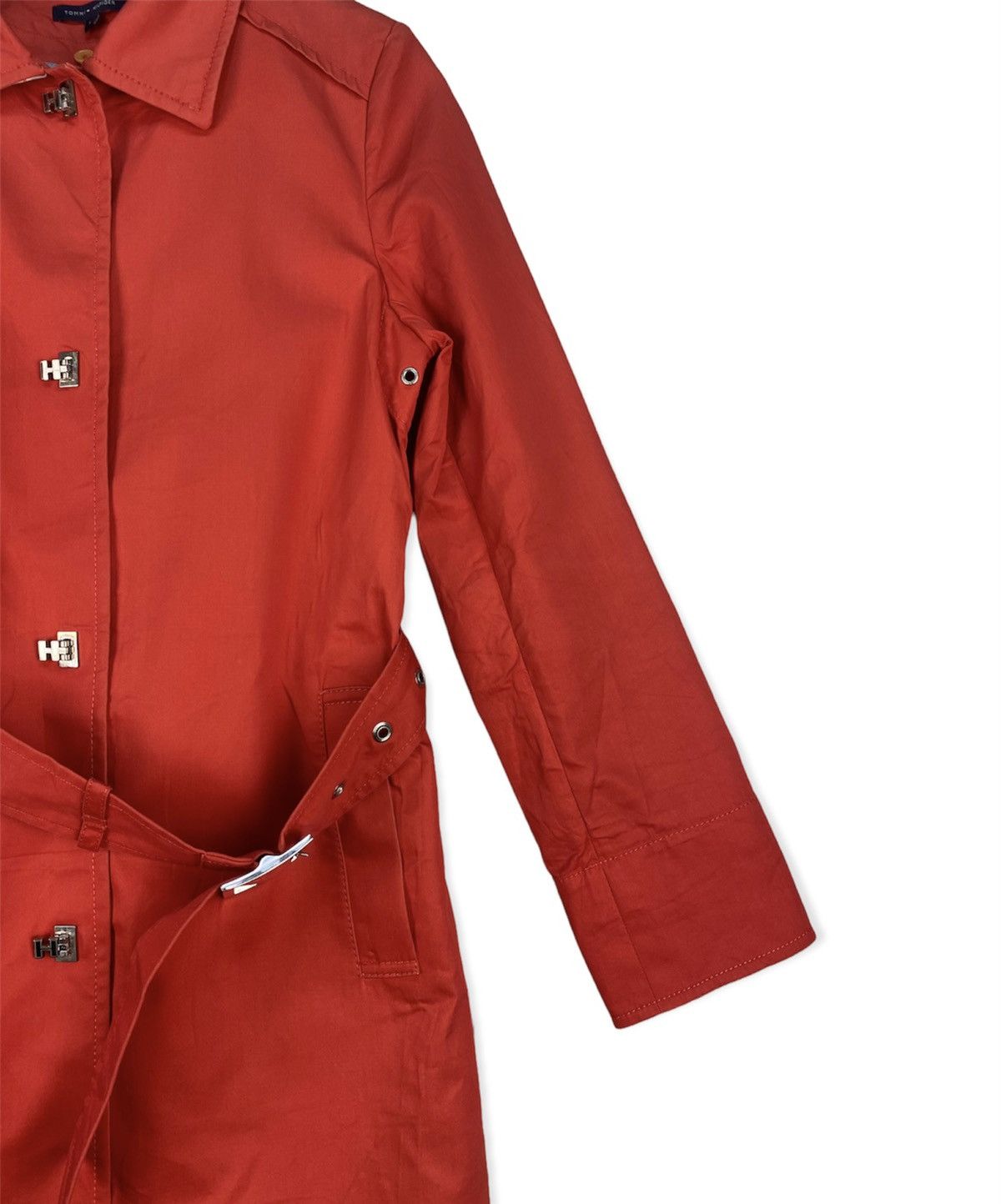 Tommy Hilfiger Tommy Hilfiger Trench Jacket Size S / US 4 / IT 40 - 4 Thumbnail