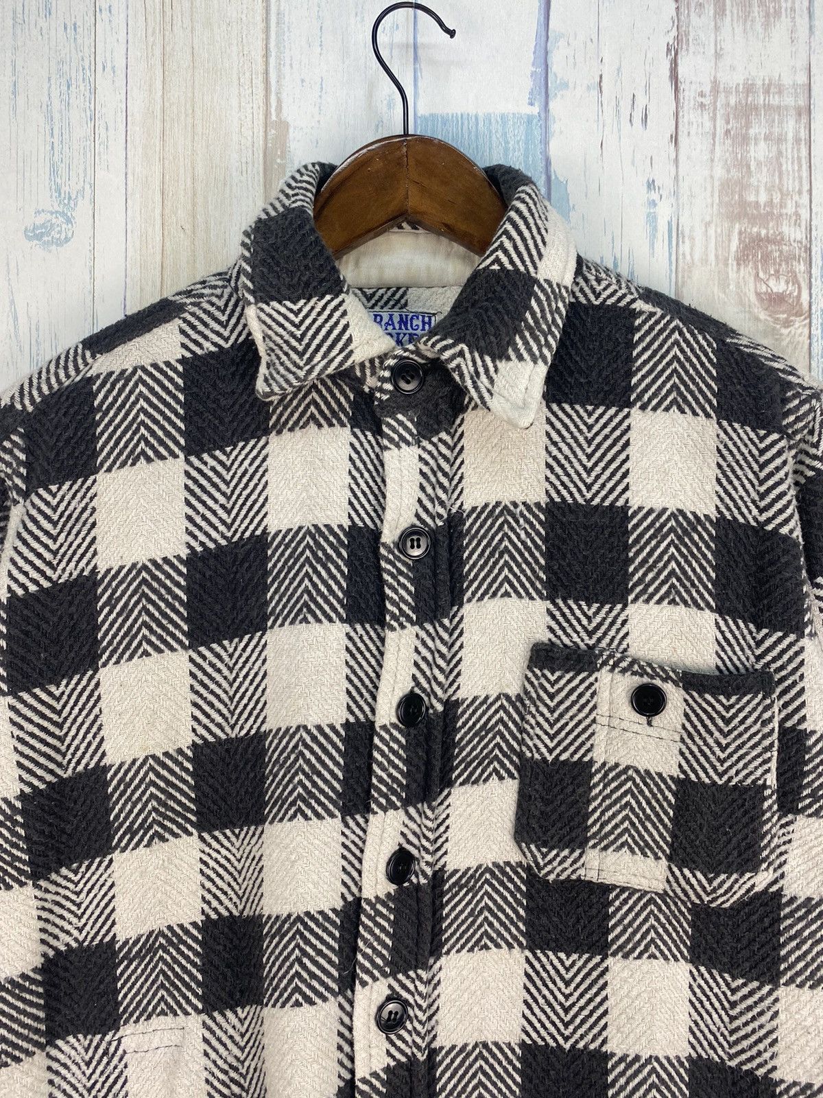 Blue Blue Japan Vintage Hollywood Ranch Market Flannel Nice Design Size US M / EU 48-50 / 2 - 2 Thumbnail