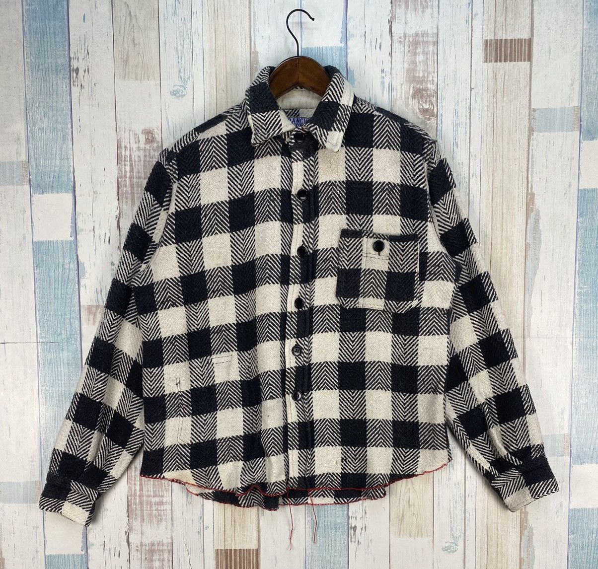 Blue Blue Japan Vintage Hollywood Ranch Market Flannel Nice Design Size US M / EU 48-50 / 2 - 1 Thumbnail