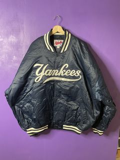 New York Yankees Vintage Majestic Satin Bomber Jacket MLB -  Canada