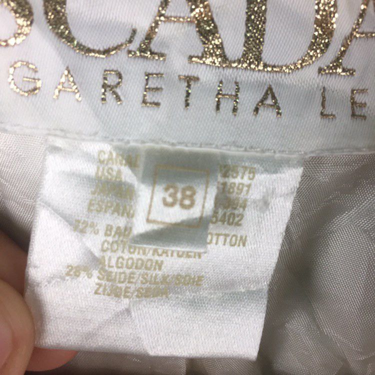 Escada Escada Margaretha Ley Off White Blazer Size US S / EU 44-46 / 1 - 9 Thumbnail