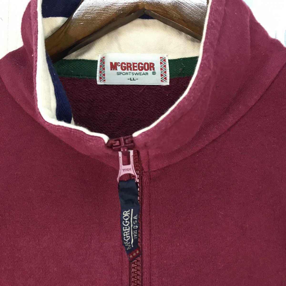 McGregor Vintage Mcgregor Half Zip Sweatshirt Size US L / EU 52-54 / 3 - 6 Thumbnail