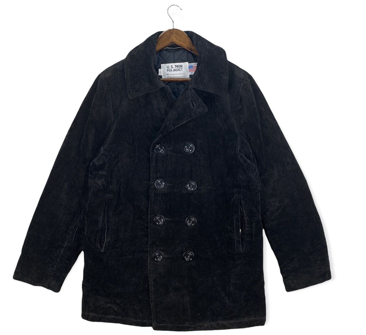 Schott Vintage Schott Corduroy Pea Jacket Size US L / EU 52-54 / 3 - 1 Thumbnail