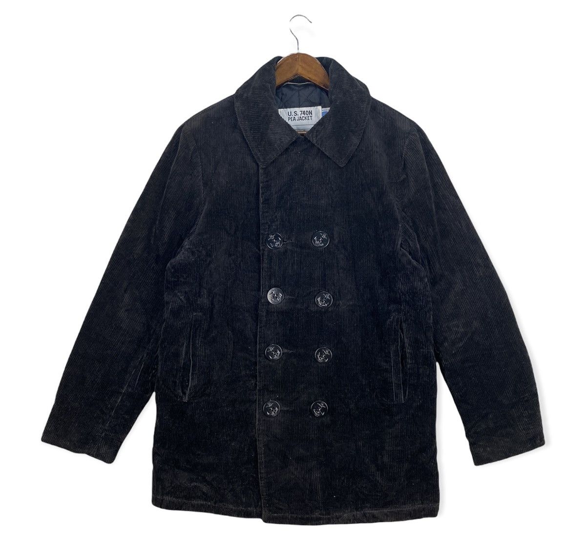 Schott Vintage Schott Corduroy Pea Jacket Size US L / EU 52-54 / 3 - 2 Thumbnail