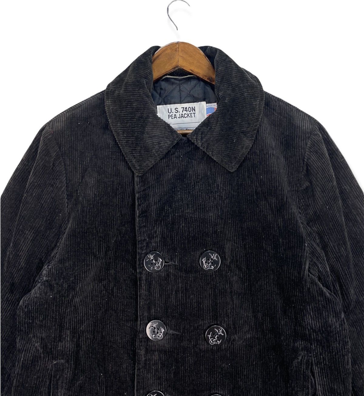 Schott Vintage Schott Corduroy Pea Jacket Size US L / EU 52-54 / 3 - 3 Thumbnail