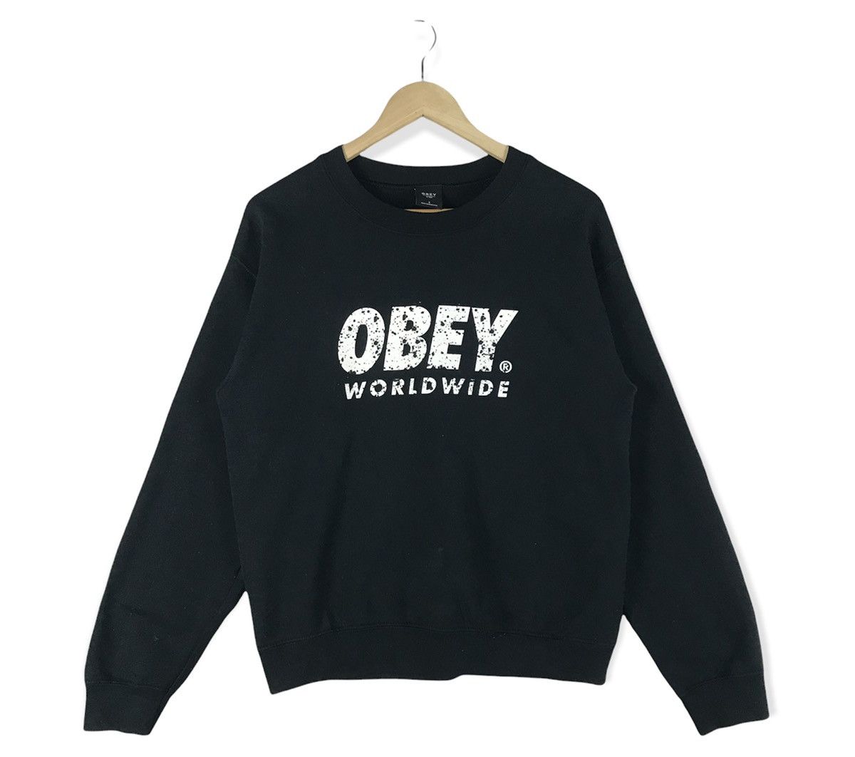 Japanese Brand Vintage Obey Worldwide Sweatshirt Size US S / EU 44-46 / 1 - 1 Thumbnail